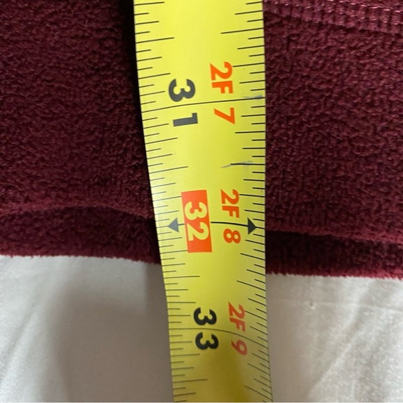 West Coast Polar Fleece Sweater XL Burgundy Long Sleeve Pullover Outdoor Hike - Picture 8 of 8